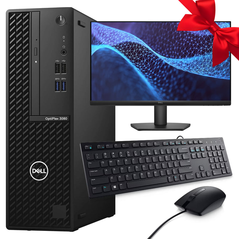 Dell Black Friday Bundle | Dell OptiPlex 3080 SFF | Intel 10th Gen | Monitor | Keyboard/Mouse | Wi-Fi