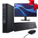 Dell Black Friday Work-From-Home Bundle | Dell OptiPlex 3070 Micro | Intel 8th Gen | Monitor | Keyboard/Mouse | Wi-Fi