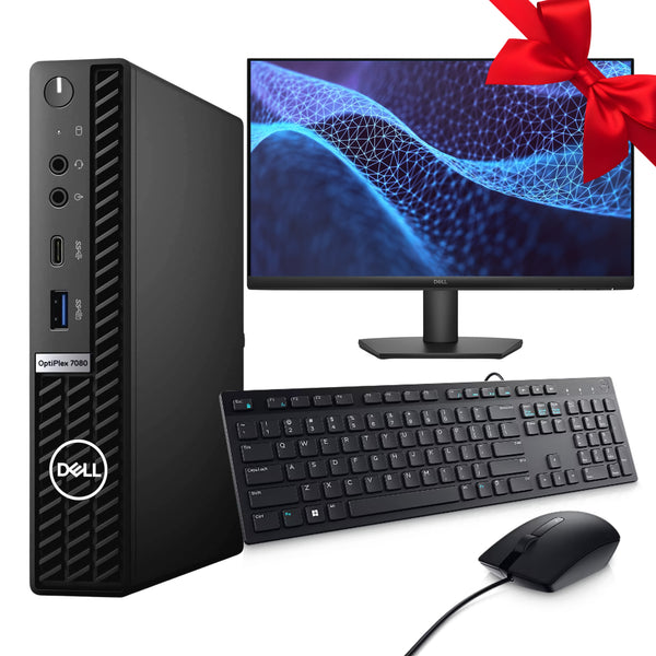 Dell Black Friday Work-From-Home Bundle | Dell OptiPlex 7080 Micro | M
