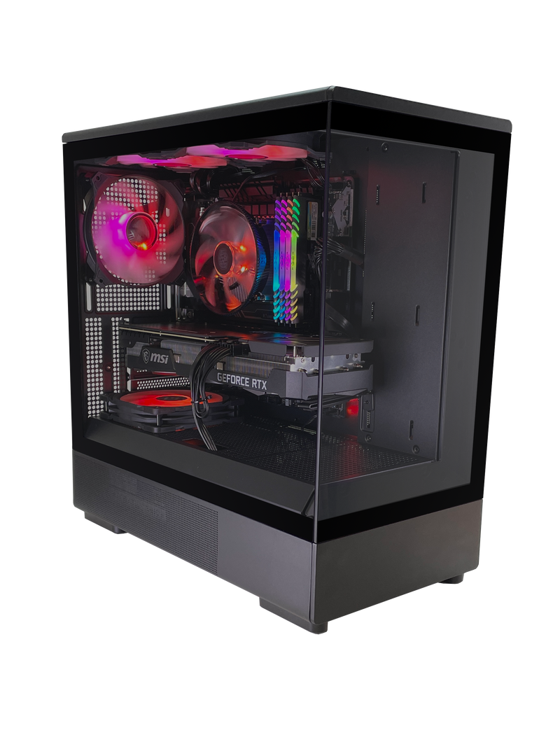 GRI Gaming Desktop | Zalman P10 Black Case | RTX 4060 8GB | WiFi 6E Built-in |