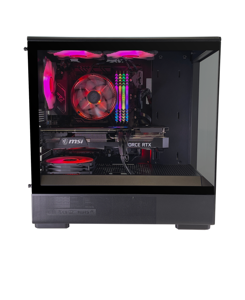 GRI Gaming Desktop | Zalman P10 Black Case | RTX 4060Ti 8GB | WiFi 6E Built-in |