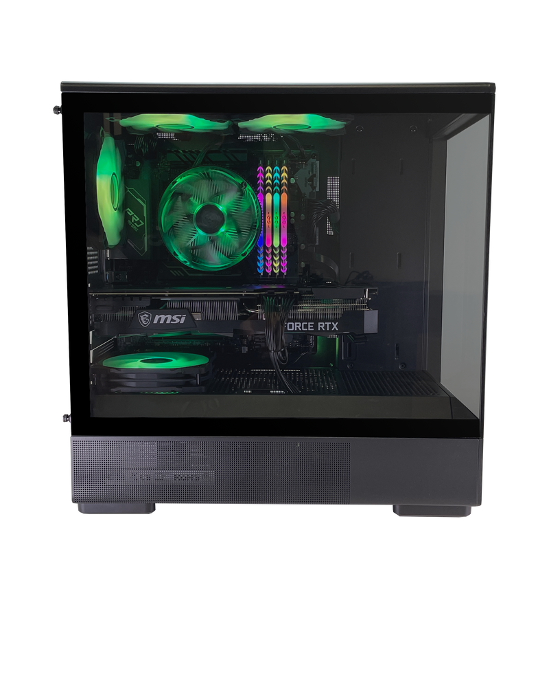 GRI Gaming Desktop | Zalman P10 Black Case | RTX 4060 8GB | WiFi 6E Built-in |