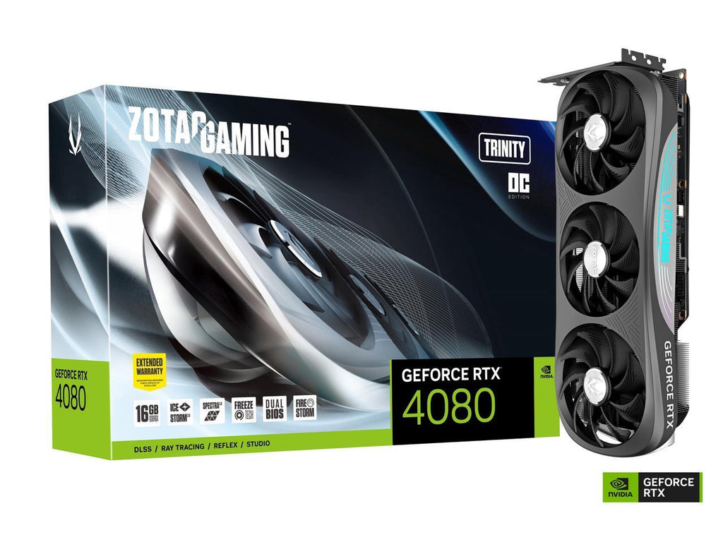 ZOTAC GAMING GeForce RTX 4080 16GB GDDR6X Trinity Graphics Card